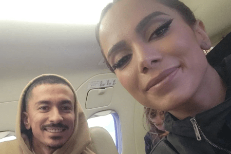 Anitta e Renan, irmão da cantora