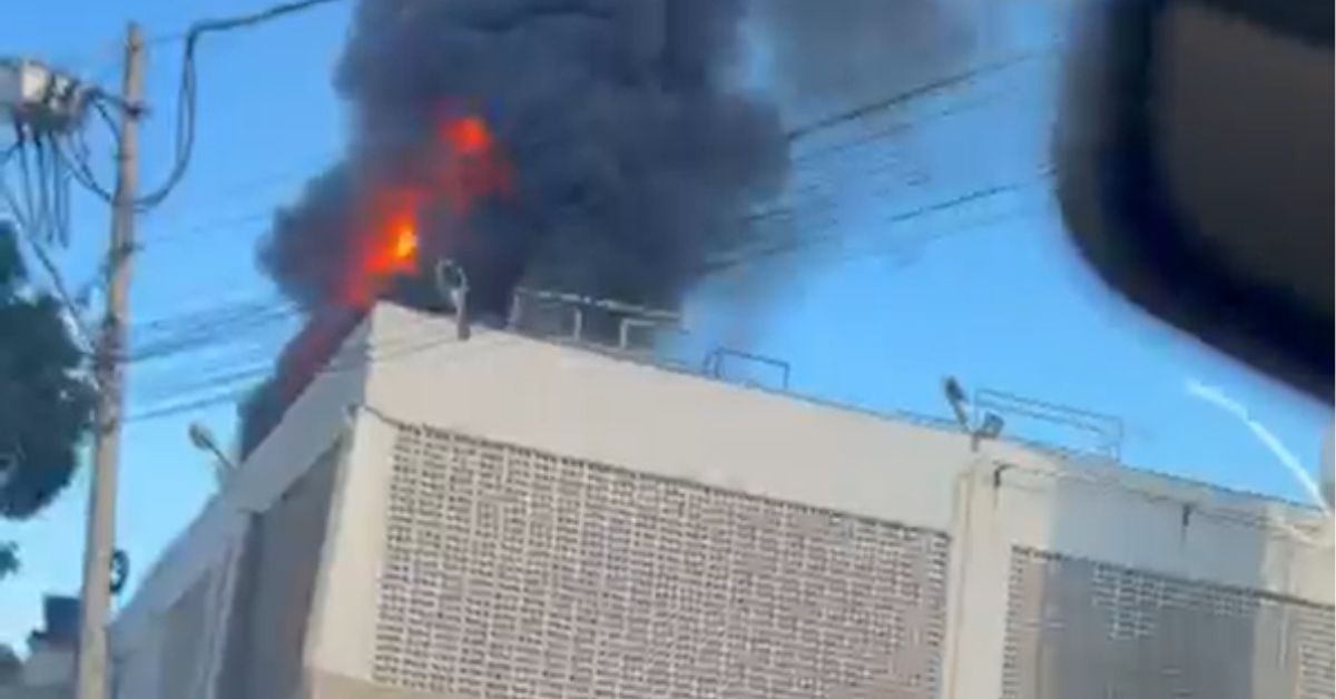 Incêndio atinge setor do hospital Márcio Cunha, em Ipatinga