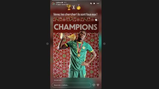 Stories do zagueiro da seleção do Senegal