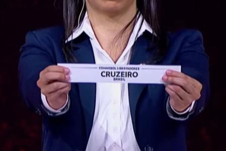 Cruzeiro no sorteio da fase de grupos da Copa Libertadores