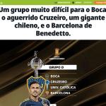 Imprensa argentina repercute sorteio da Libertadores e se rende ao Cruzeiro