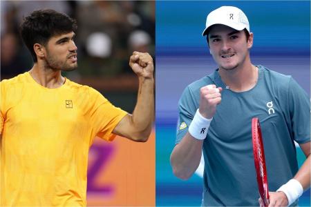 Carlos Alcaraz e João Fonseca se enfrentarão pelo Masters 1000 de Miami, nesta sexta-feira (20)