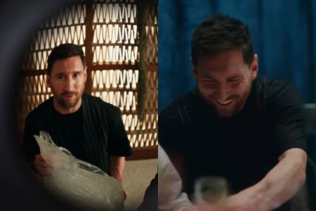 Lionel Messi em clipe da cantora Tini Stoessel