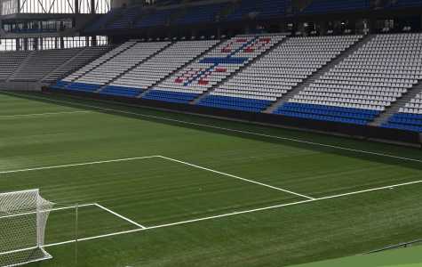 Gramado sintético da Claro Arena, estádio da Universidad Católica • Divulgação/Universidad Católica
