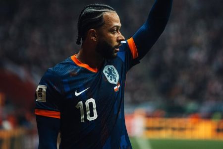Memphis Depay pela seleção holandesa