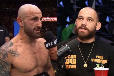 Alexander Volkanoski e Jean Silva, lutadores do peso pena do UFC