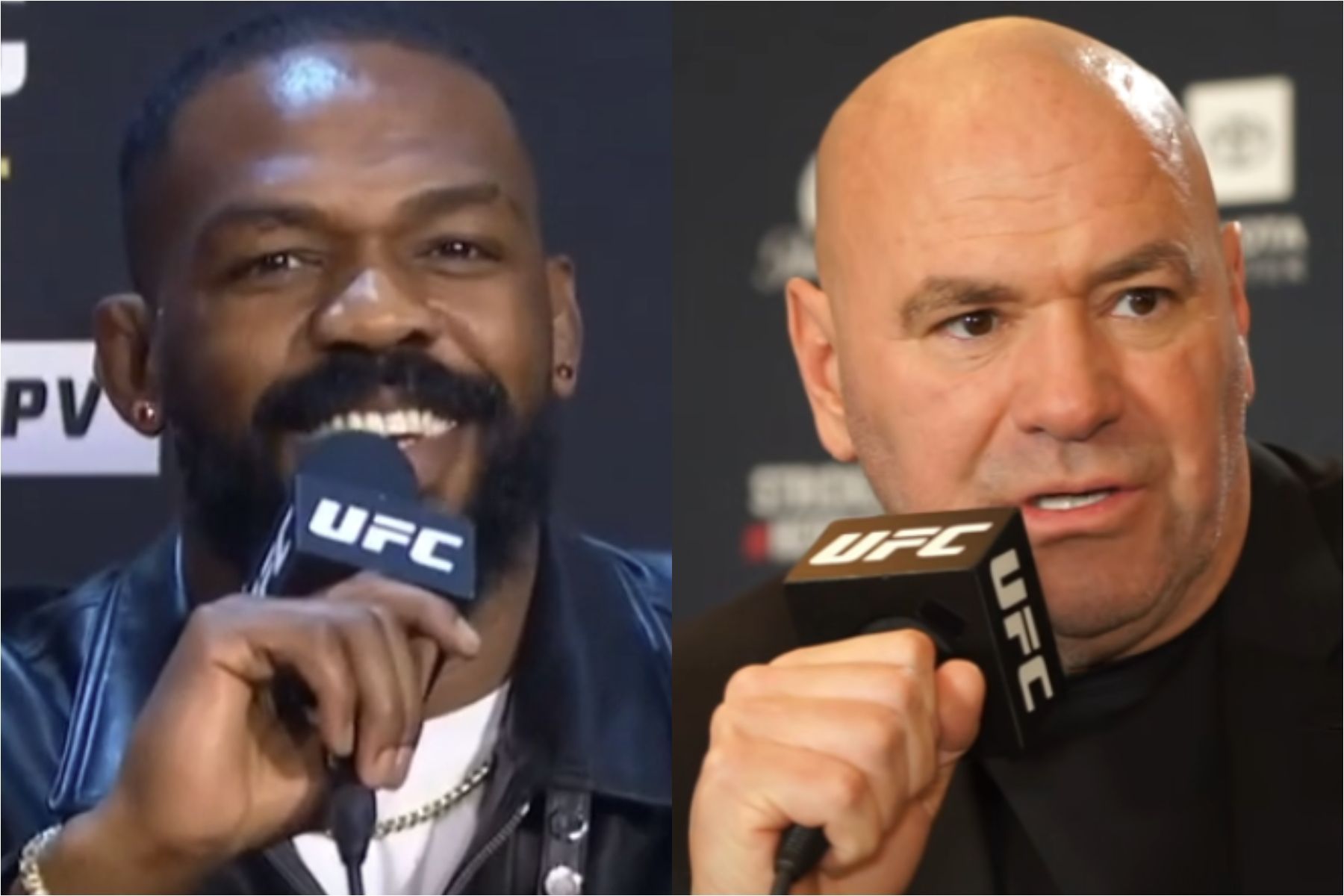 Jon Jones 'vaza' proposta do UFC para luta com Poatan, e Dana responde