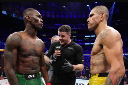 Israel Adesanya e Alex Poatan, rivais históricos no UFC • Divulgação/Chris Unger/Zuffa LLC