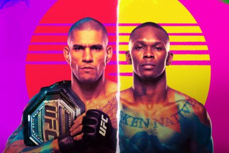 Alex Poatan e Israel Adesanya se enfrentaram duas vezes no UFC • Divulgação/UFC