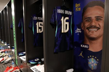 Numerações de Kaiki e Leo Pereira, da Seleção Brasileira • Rafael Ribeiro/CBF