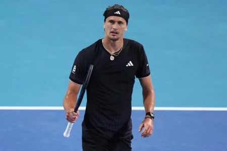 Alexander Zverev em ação no Masters 1000 de Miami