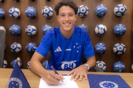 Filipe Morais, meia do Cruzeiro Sub-17