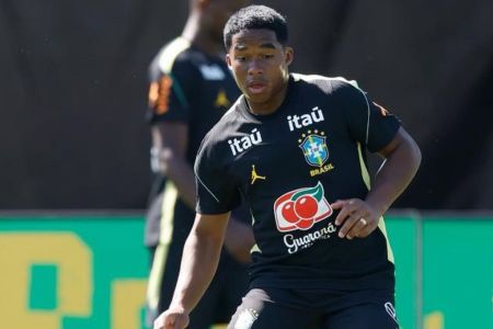 Endrick, jogador da Seleção Brasileira