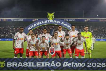 Red Bull Bragantino em campo pelo Campeonato Brasileiro