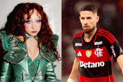 Chappell Roan (à esq.) e Jorginho (à dir.)