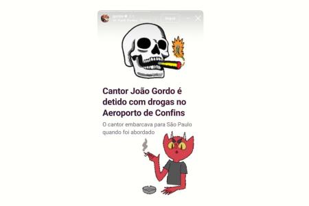 Publicação compartilhada pelo cantor • Reprodução / Redes Sociais