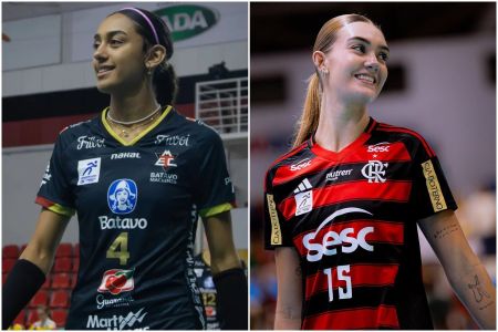 Gabi Letícia, do Mackenzie, e Helena, do Flamengo