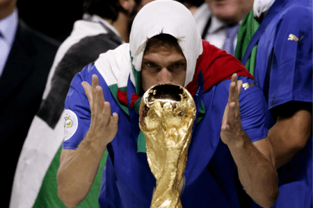 Francesco Totti foi campeão mundial pela Itália em 2006