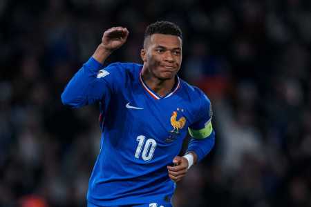 Mbappé em ação pela Seleção Francesa