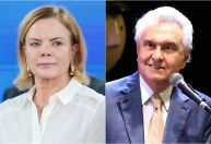 Gleisi minimiza candidatura de Caiado: 'Vai ficar na periferia da eleição'