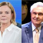 Gleisi minimiza candidatura de Caiado: 'Vai ficar na periferia da eleição'