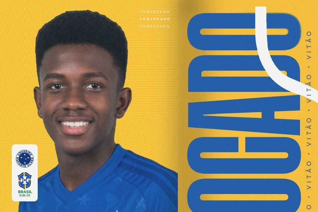 Cruzeiro: 'Cria' da Toca é convocado pela Seleção Brasileira Sub-20