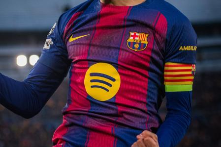 Camisa do Barcelona na temporada 2025/26
