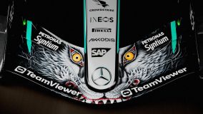 Carro da Mercedes para o GP do Japão de Fórmula 1