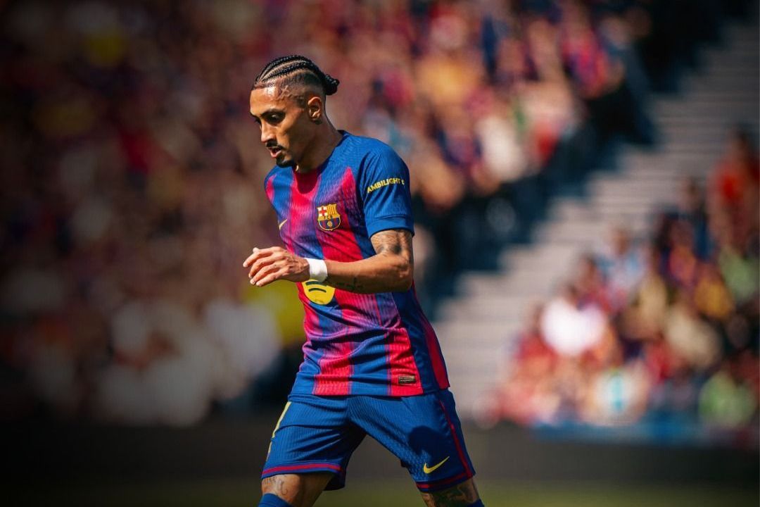 Com lesão, Raphinha desfalcará o Barcelona na Champions League; veja detalhes