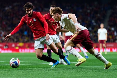 Espanha e Egito em amistoso