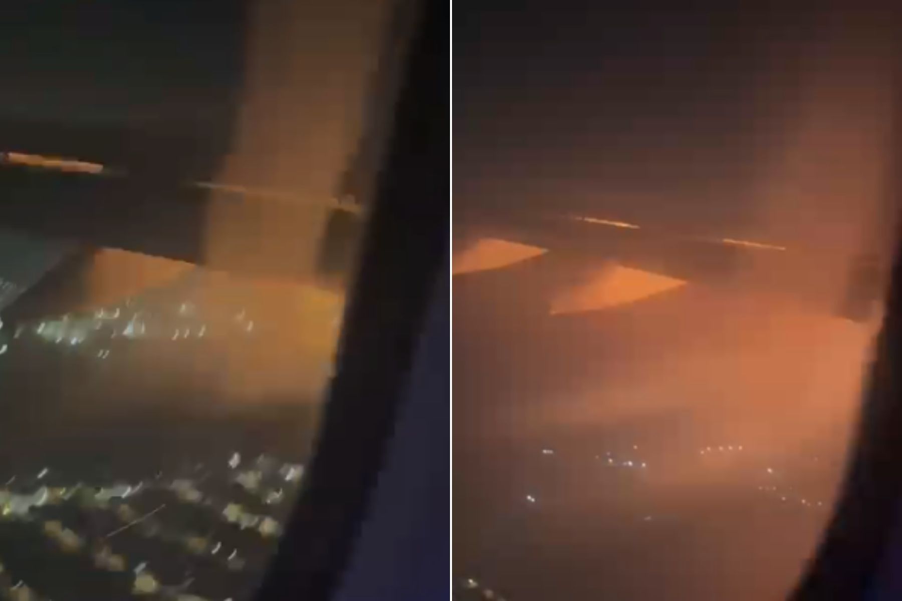 Vídeo mostra passageiros em pânico após motor de avião explodir em SP