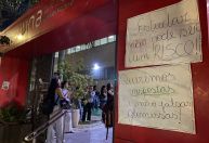 Alunos da UNA protestam após furtos dentro da faculdade em BH