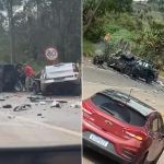 Acidente grave na BR-040 deixa um morto e um ferido em Nova Lima