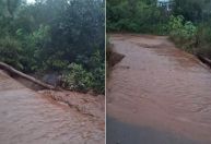 Chuva arrasta terra em área de mineração e atinge córrego em Itatiaiuçu-MG