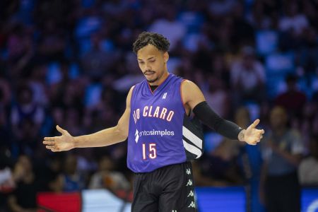 Caioka se sagrou o campeão do torneio de enterradas