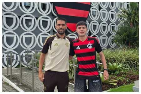 Léo Nanetti, goleiro d base do Flamengo