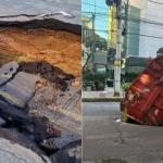 Crateras em BH: por que o asfalto está cedendo? Especialista explica