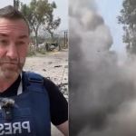 Vídeo: repórter escapa por pouco de míssil no Líbano; veja