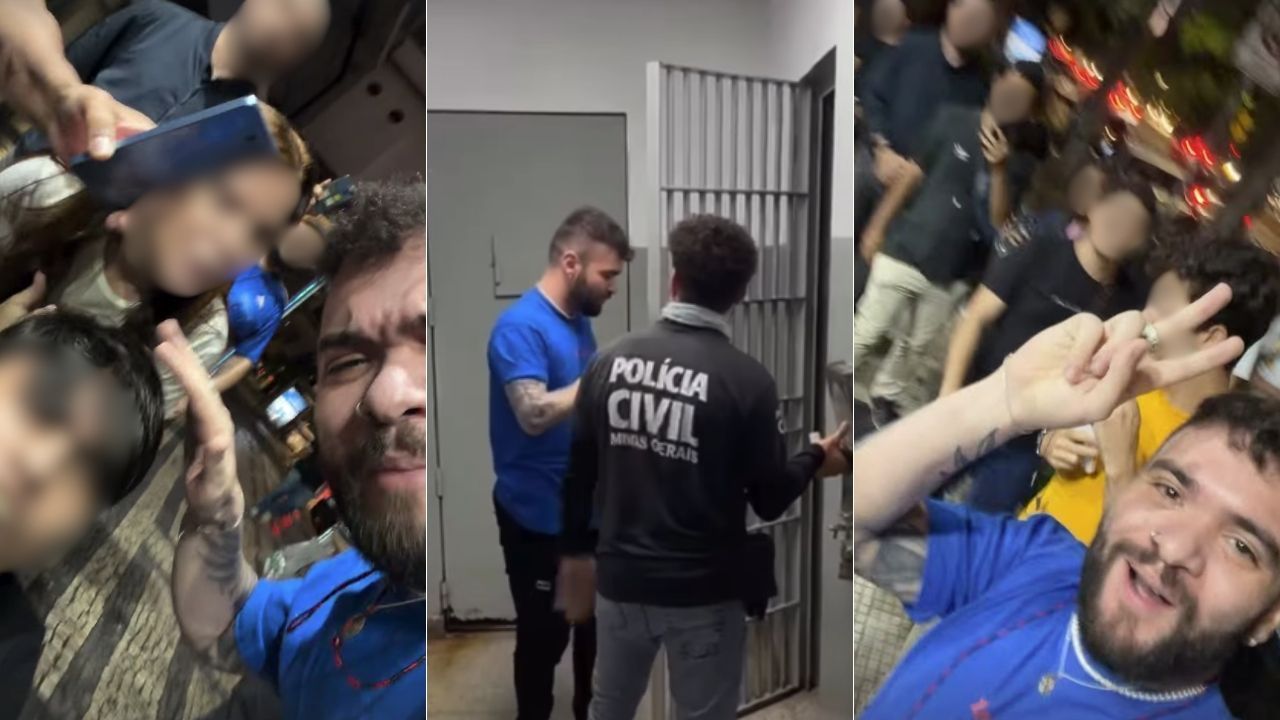 Humorista Tiago Santineli é levado à delegacia após confusão em show em BH