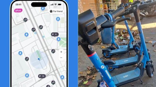 Menos de uma semana após estreia, patinetes são alvo de vandalismo em BH • Imagens cedidas à Itatiaia | JET
