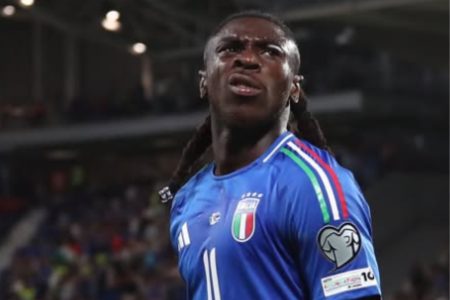 Moise Kean é a esperança de gols da seleção italiana na repescagem