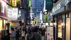 Myeongdong at night