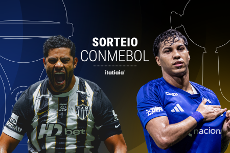 Hulk e Kaio Jorge em arte de sorteio para Sul-Americana e Libertadores