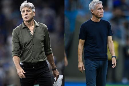 Renato e Luis Castro e enfrentam pelo Brasileiro