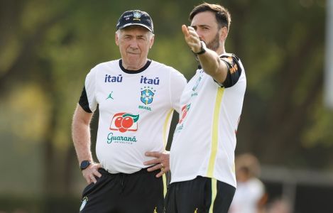 Carlo Ancelotti, treinador da Seleção Brasileira