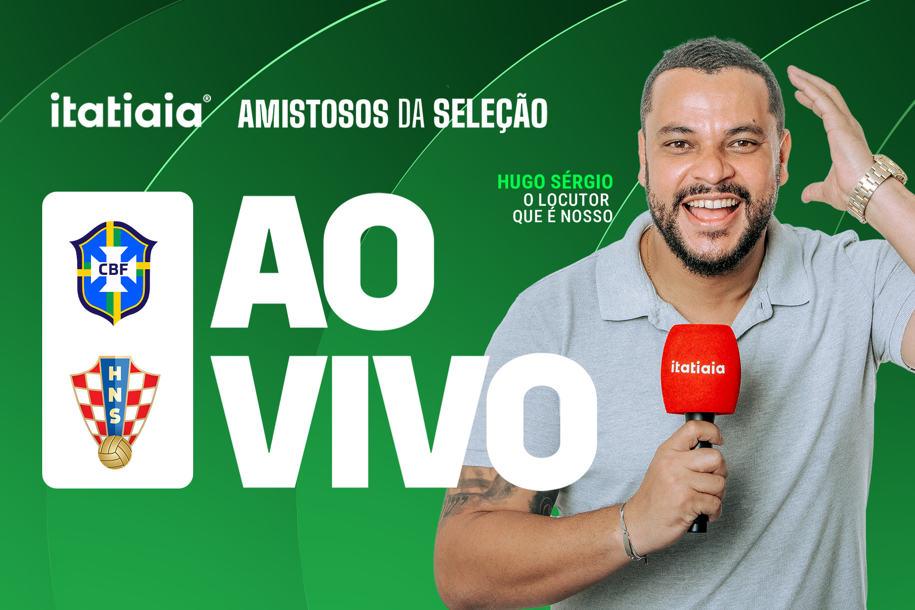 Brasil x Croácia: assista, ao vivo, à transmissão da Itatiaia