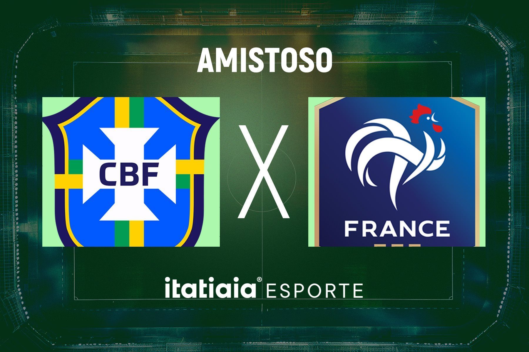 Brasil x França: assista, ao vivo, à transmissão da Itatiaia