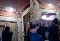 Vídeo: Polícia fecha 'bunker' do tráfico no Centro do Rio e prende três