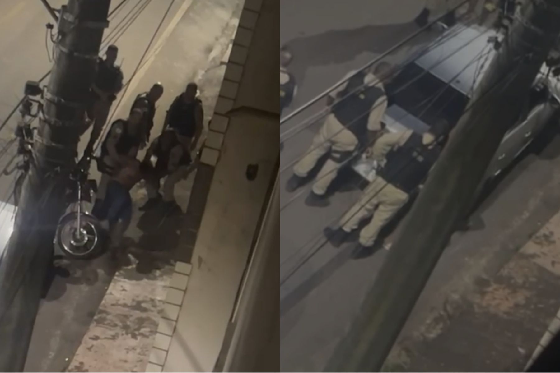 Vídeo mostra PMs agredindo homem detido e xingando mãe dele em Congonhas