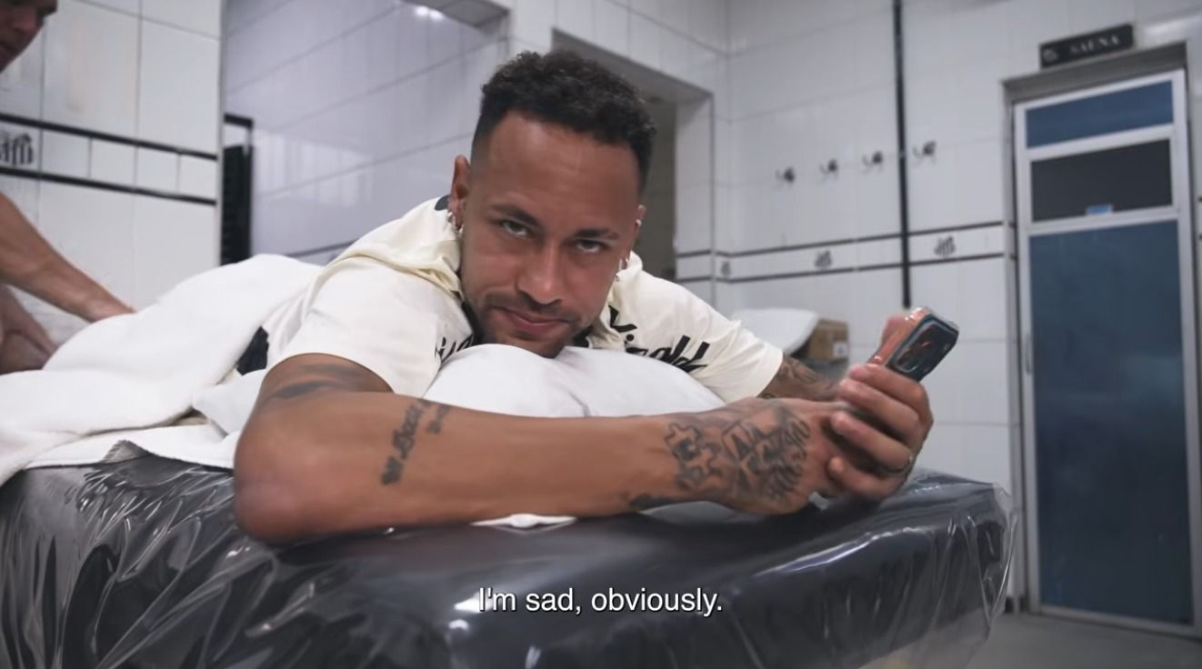 Neymar mostra como reagiu ao não ser convocado por Ancelotti para a Seleção